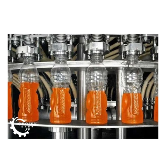 Máquina de engarrafamento plástica automática do suco de laranja fresco da pequena escala